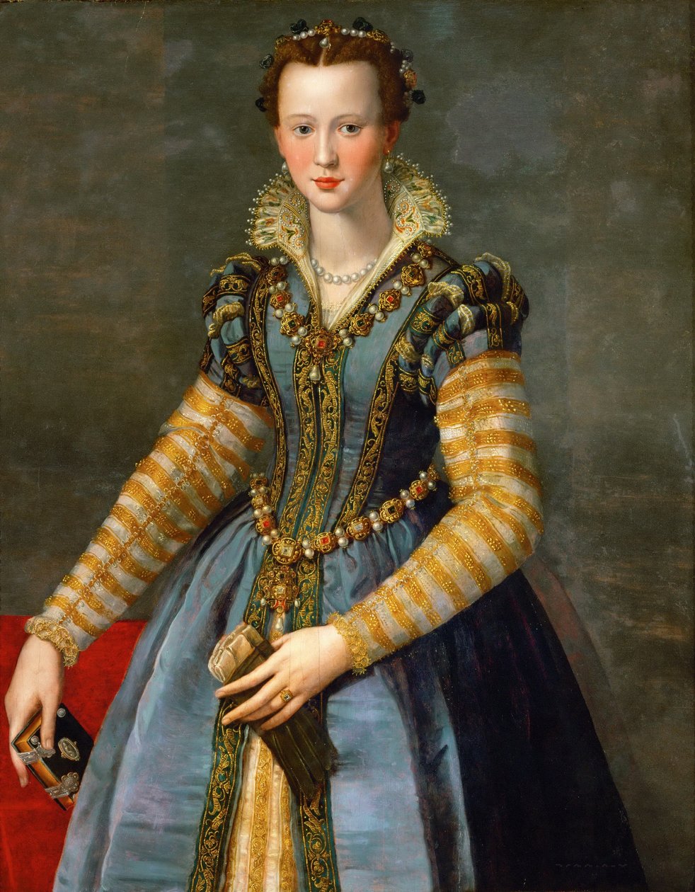 Saksa: Maria de´ Medici Muotokuva naisesta, joka on perinteisesti tunnistettu Maria de