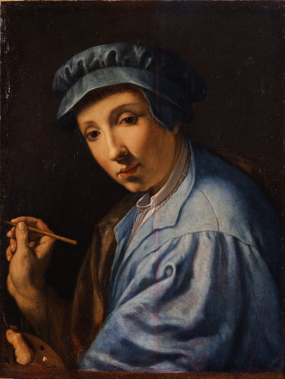 Italialainen:  Autoritratto Omakuva tekijältä Alessandro Allori