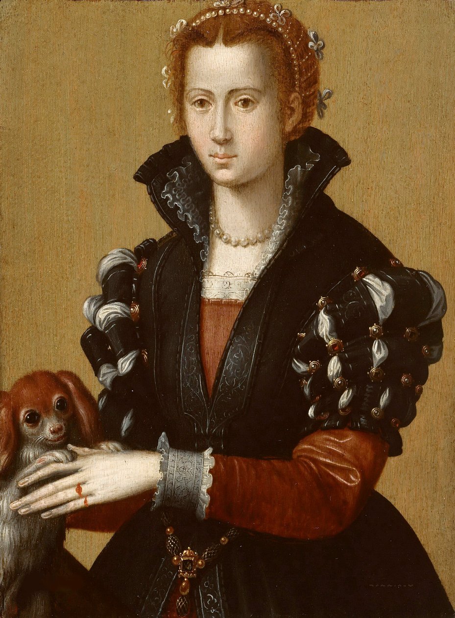 Eleonora da Toledon muotokuva (Eleonore de Toledo tekijältä Alessandro Allori