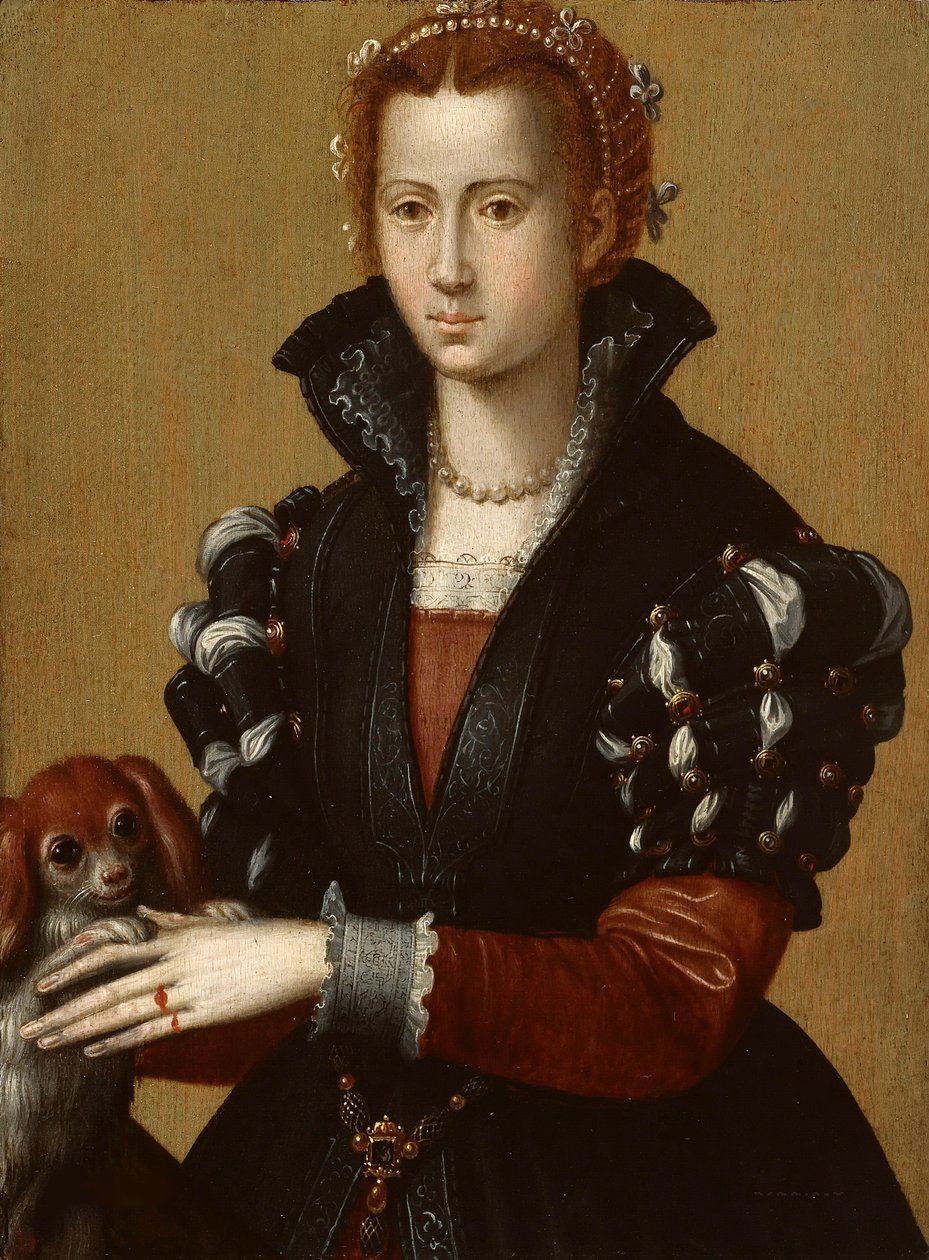 Eleanor of Toledo muotokuva 15221562, n. 1560 tekijältä Alessandro Allori