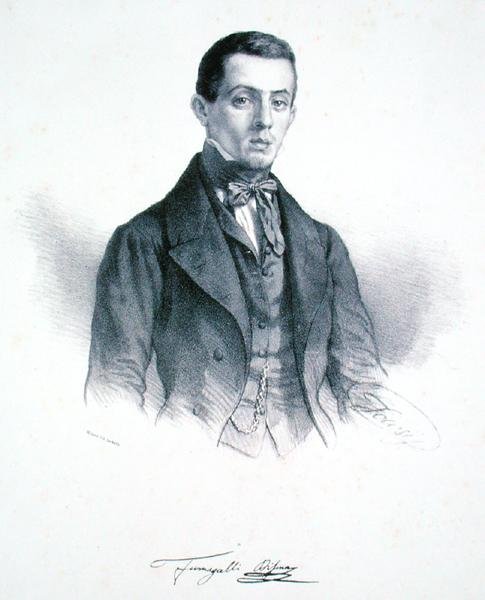 Disma Fumagalli (1826-93) (kaiverrus) tekijältä Alessandro Focosi