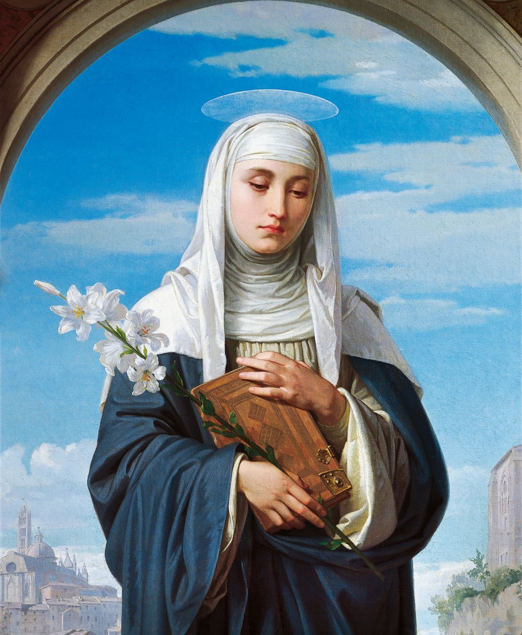Pyhä Katariina Siena tekijältä Alessandro Franchi