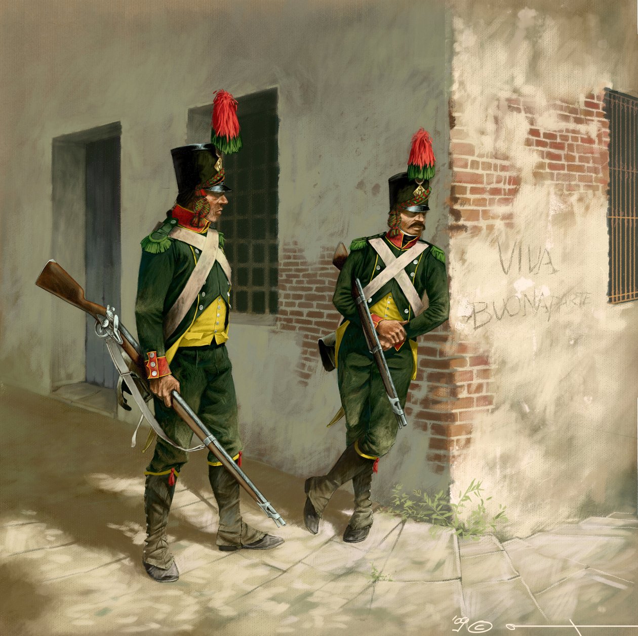 Ensimmäinen imperiumi: Kevyt jalkaväen metsästäjät, Italian Armee tekijältä Alessandro Lonati