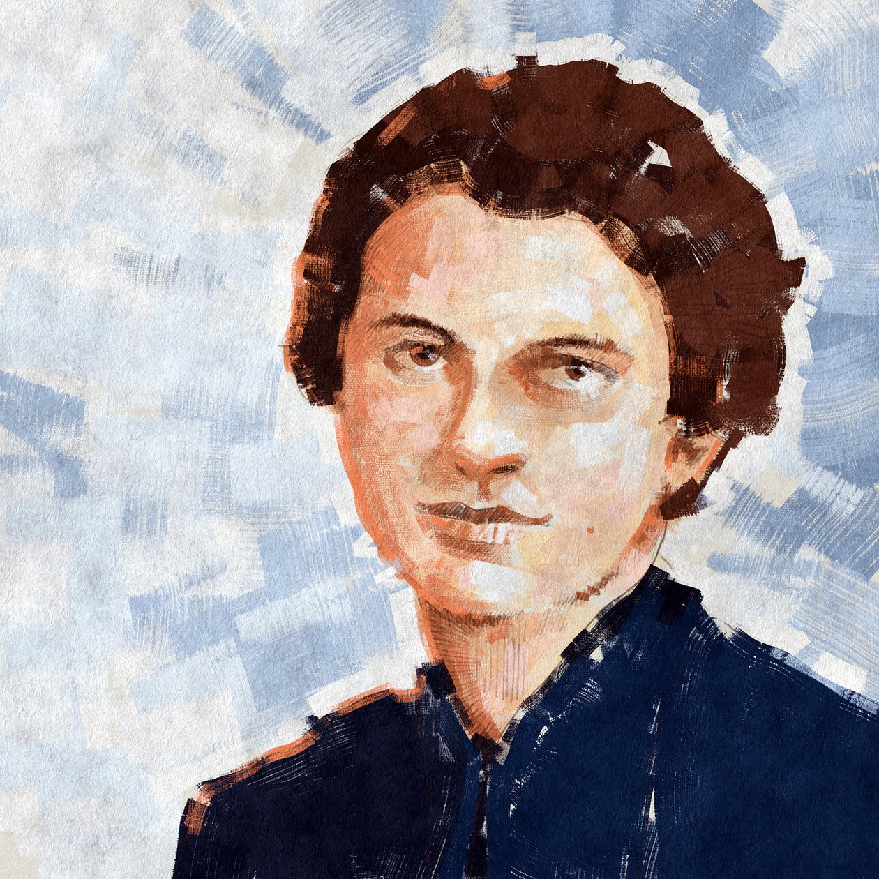 Kemisti Rosalind Franklinin muotokuva, 2023 (kuva) tekijältä Alessandro Lonati