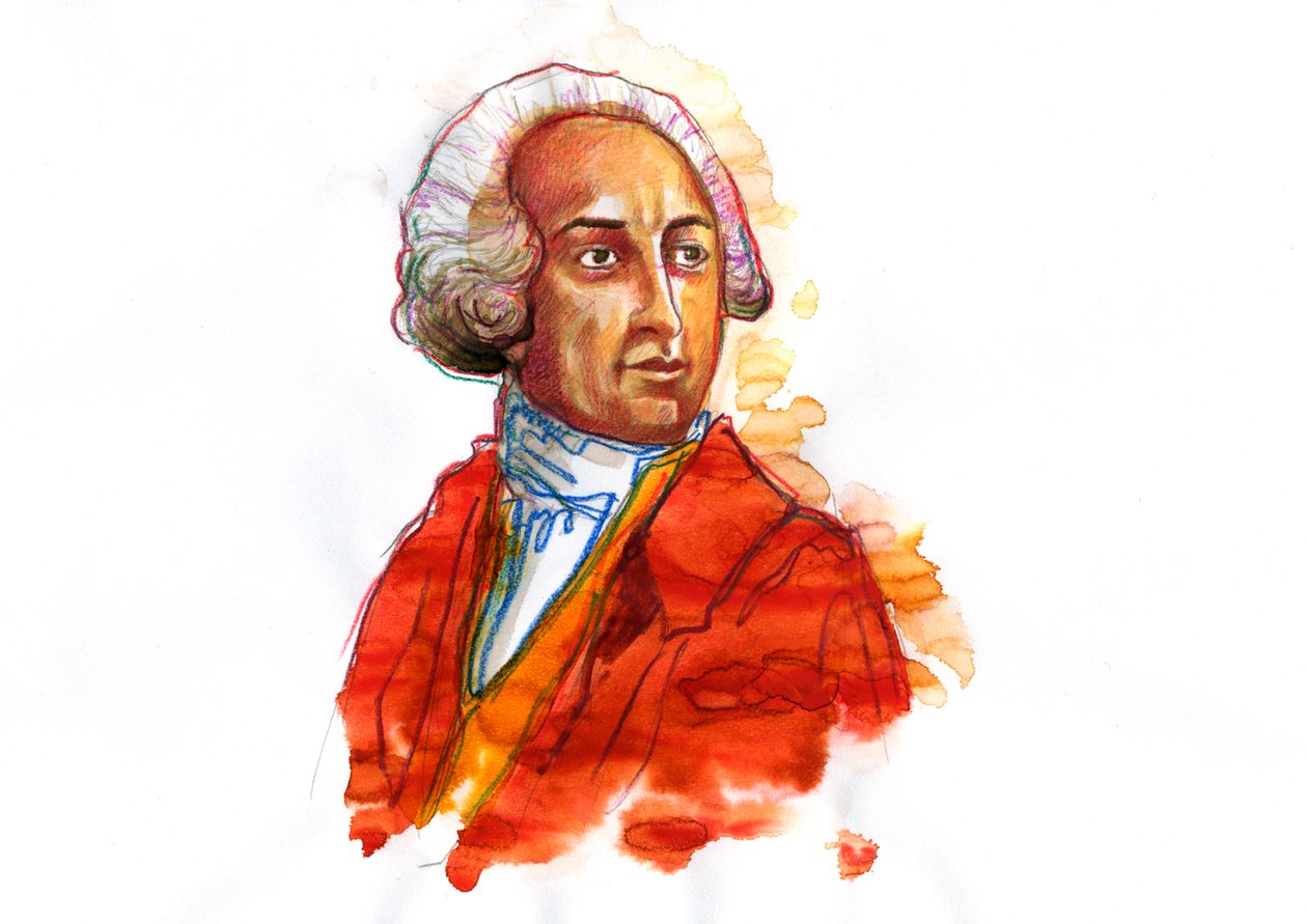 Antoine Laurent de Lavoisierin, ranskalaisen kemistin (1743-1794) muotokuva (ranskalainen aatelismies ja kemisti Antoine-Laurent de Lavoisier) tekijältä Alessandro Lonati