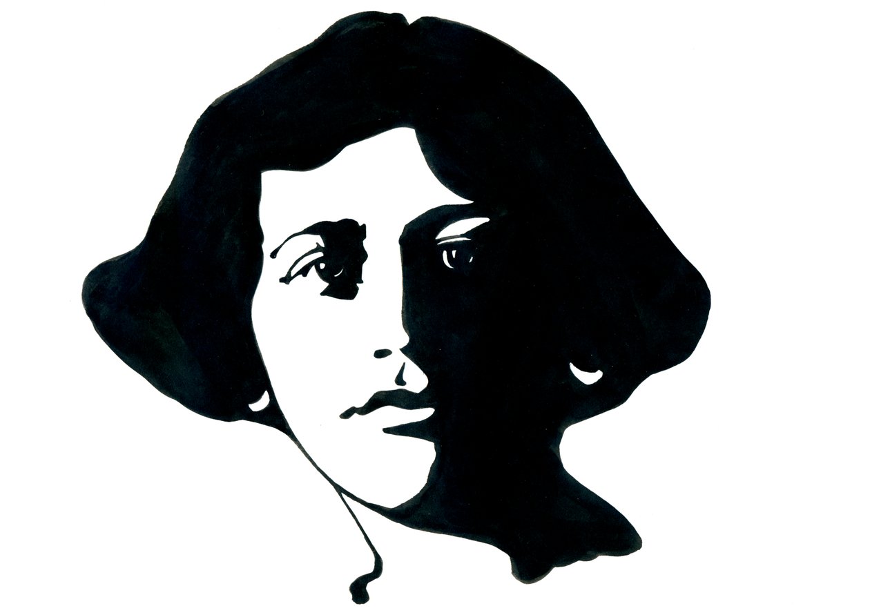 Simone Weilin (1909-1943), ranskalaisen filosofin muotokuva tekijältä Alessandro Lonati