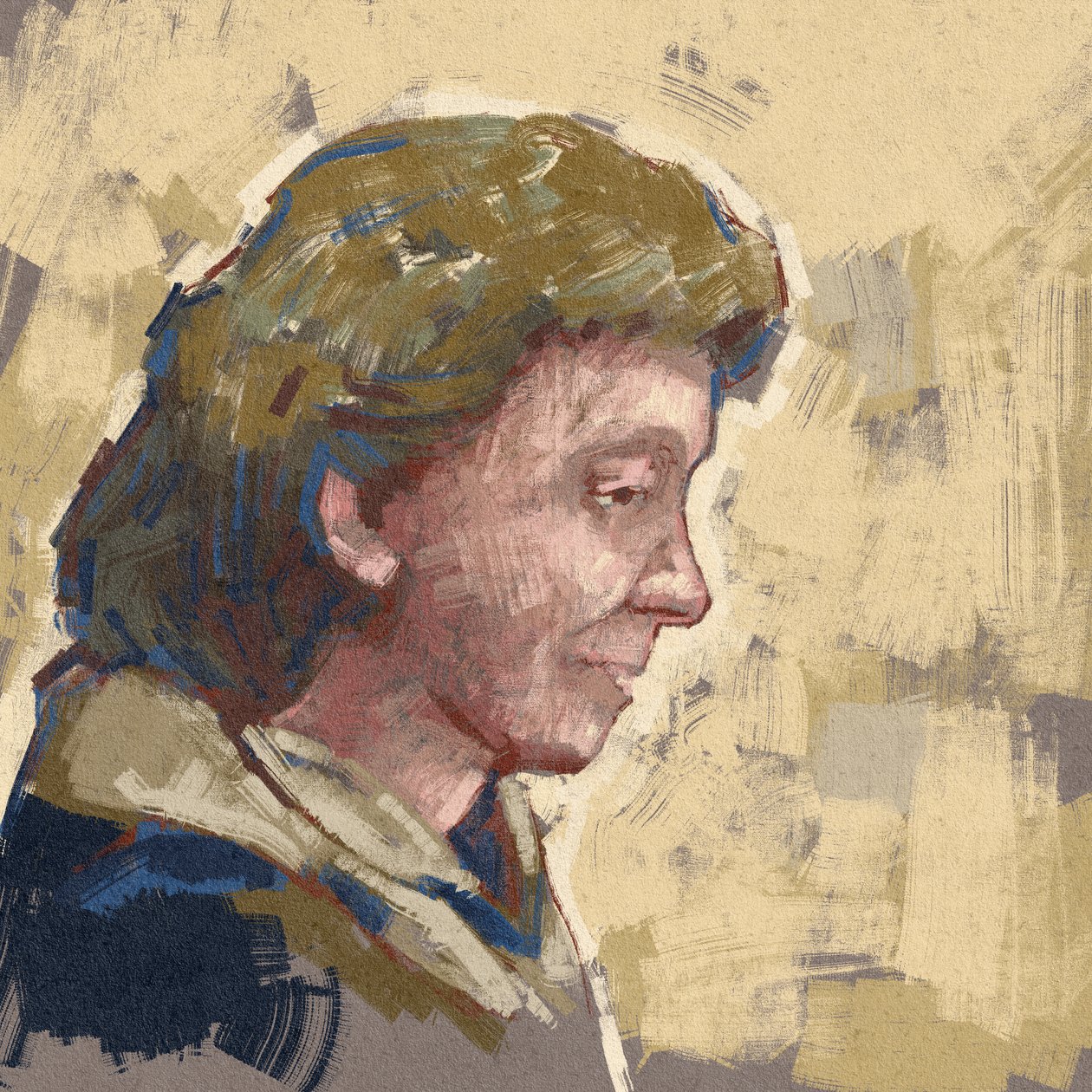 Tiedemies Dorothy Mary Crowfoot Hodgkinin muotokuva (kuva) tekijältä Alessandro Lonati