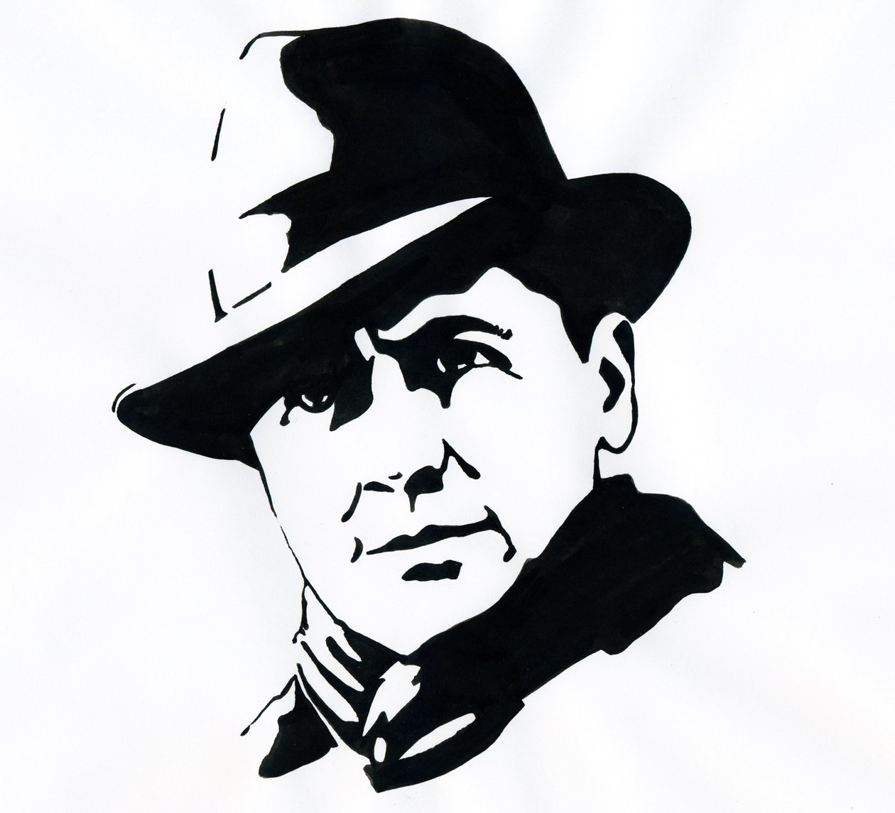 Muotokuva prefetista ja vastustavasta ranskalaisesta Jean Moulinista (1899-1943) tekijältä Alessandro Lonati