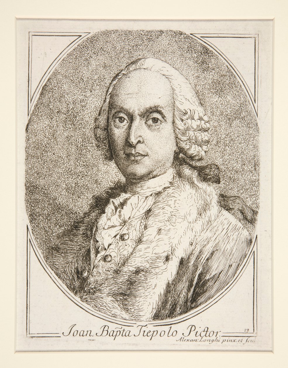 Muotokuva G.B. Tiepolo tekijältä Alessandro Longhi