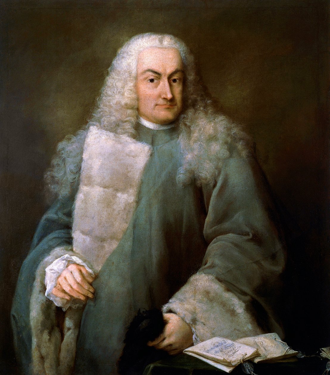 Retrato de Giulio Contarini da Mula (1519-1575), procurador de San Marco, pintura de Alessandro Longhi (1733-1813), acabamento em óleo sobre tela tekijältä Alessandro Longhi