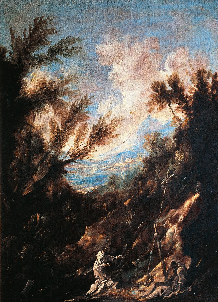 Alessandro Magnascon, Lissandrino (1667-1749) veljekset puussa tekijältä Alessandro Magnasco
