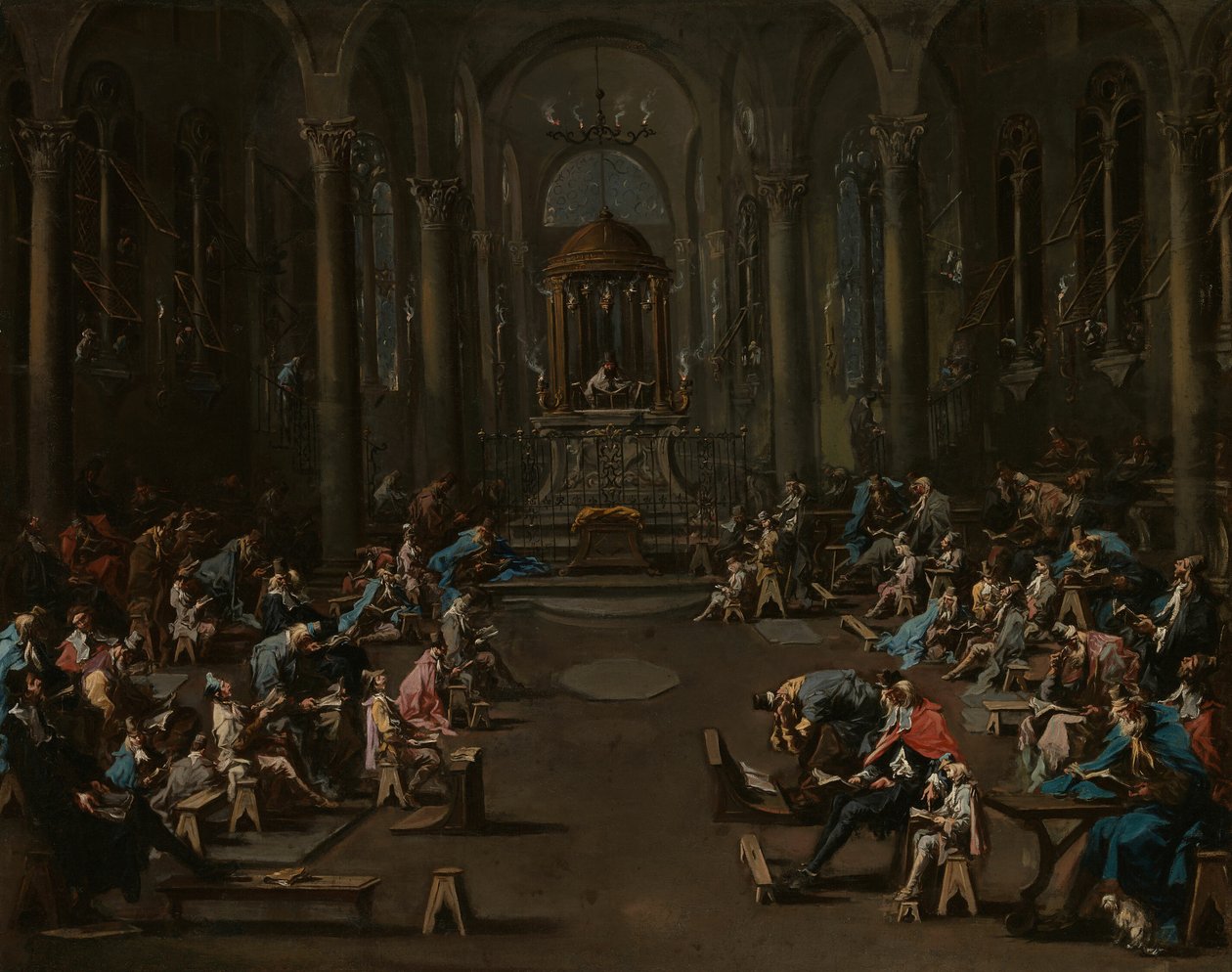 Synagoga tekijältä Alessandro Magnasco