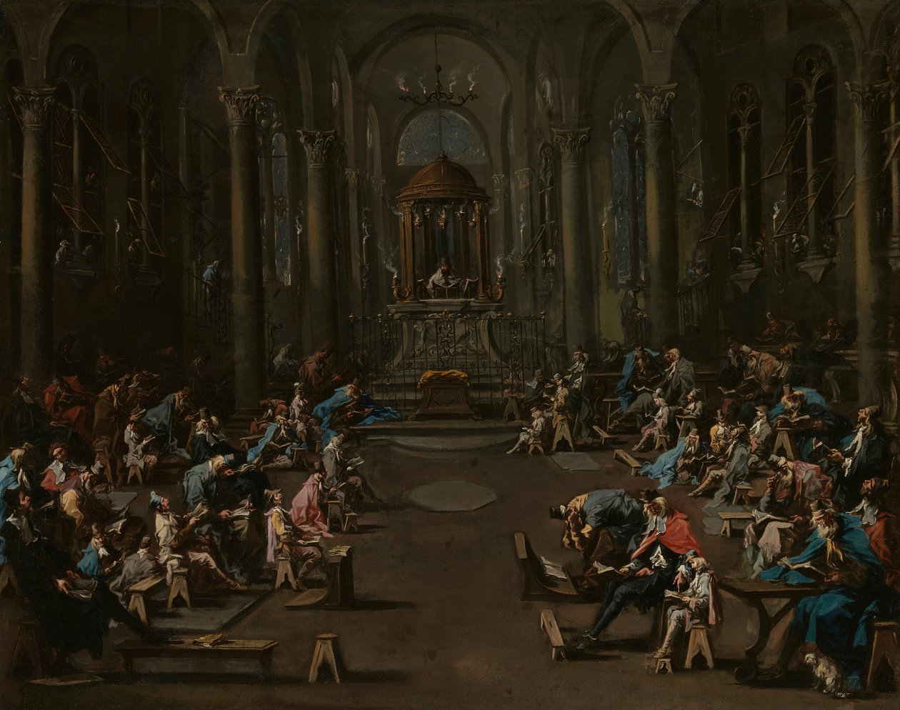 Synagoga, 172535. tekijältä Alessandro Magnasco