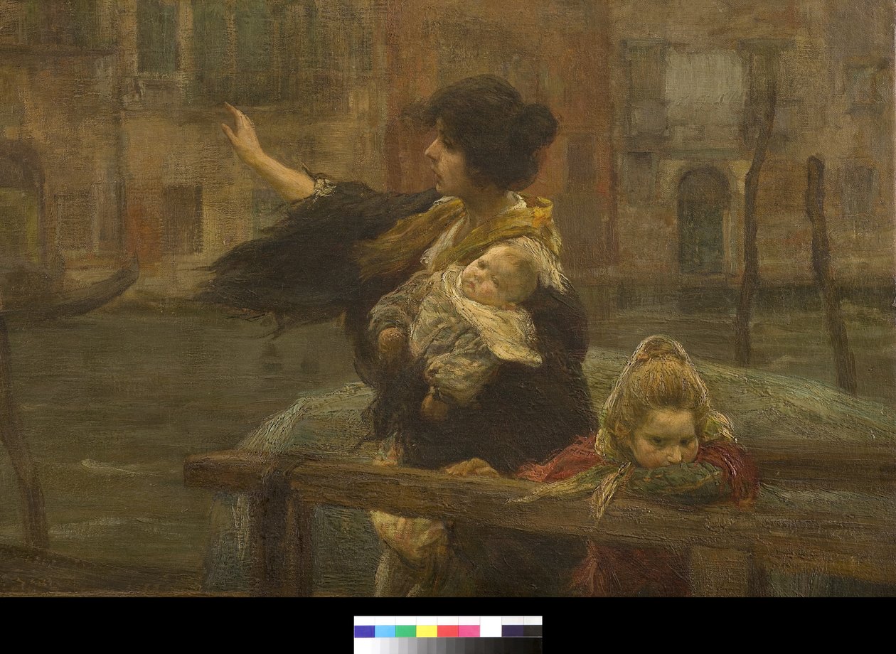 Ylitys eli Merimiehen lähtö, 1901 tekijältä Alessandro Milesi