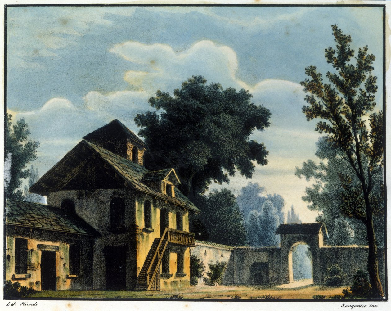 Skenografia Gaetano Donizettin (1797-1848) oopperan "L