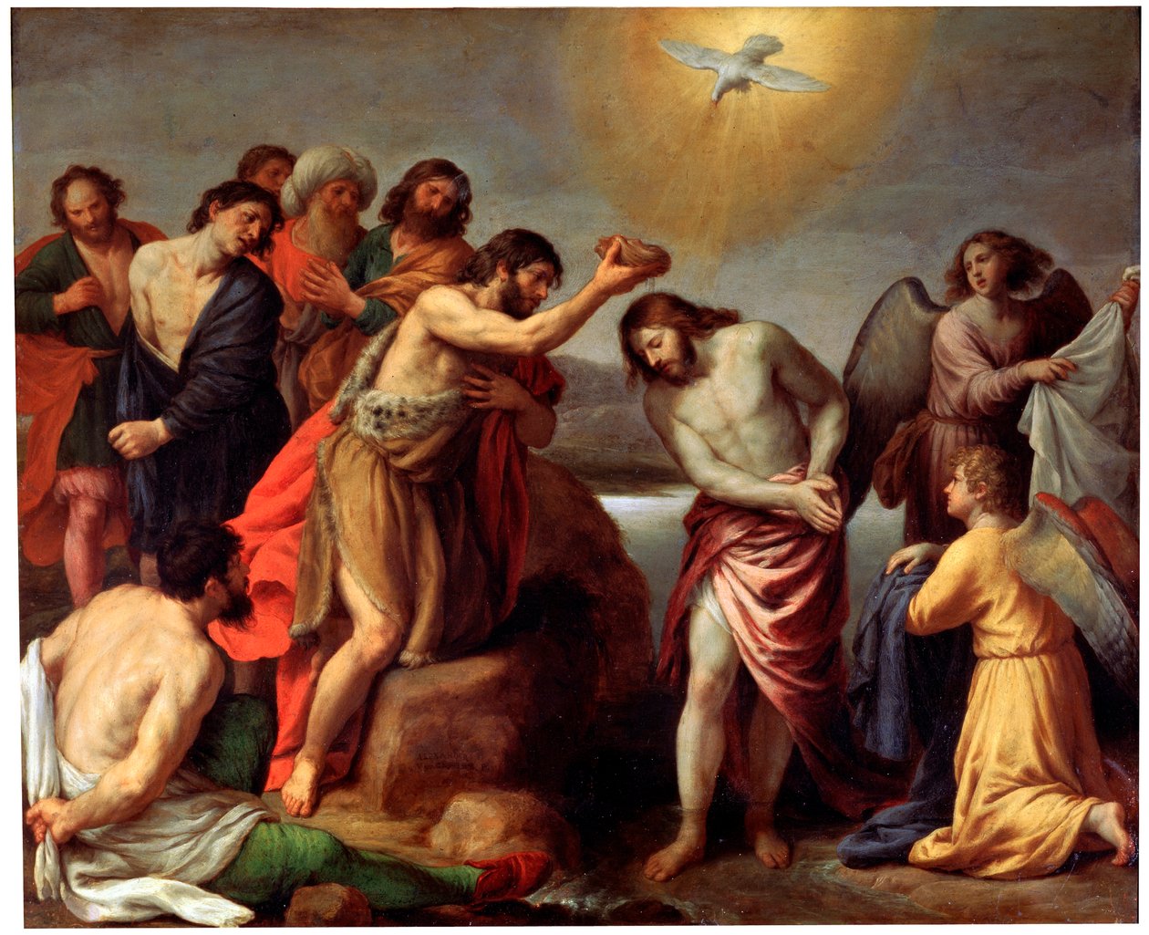 Kristuksen kaste, 1500-luvun lopulla tai 1600-luvulla. tekijältä Alessandro Turchi