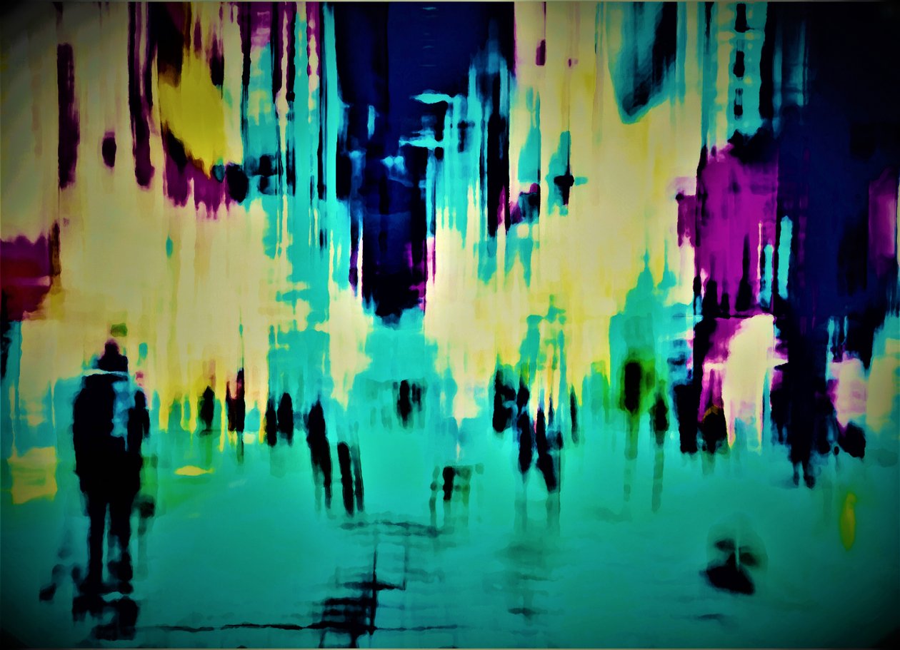 juoksevat värit -fluid emotion, 2020,(valokuvaus) tekijältä Alex Caminker