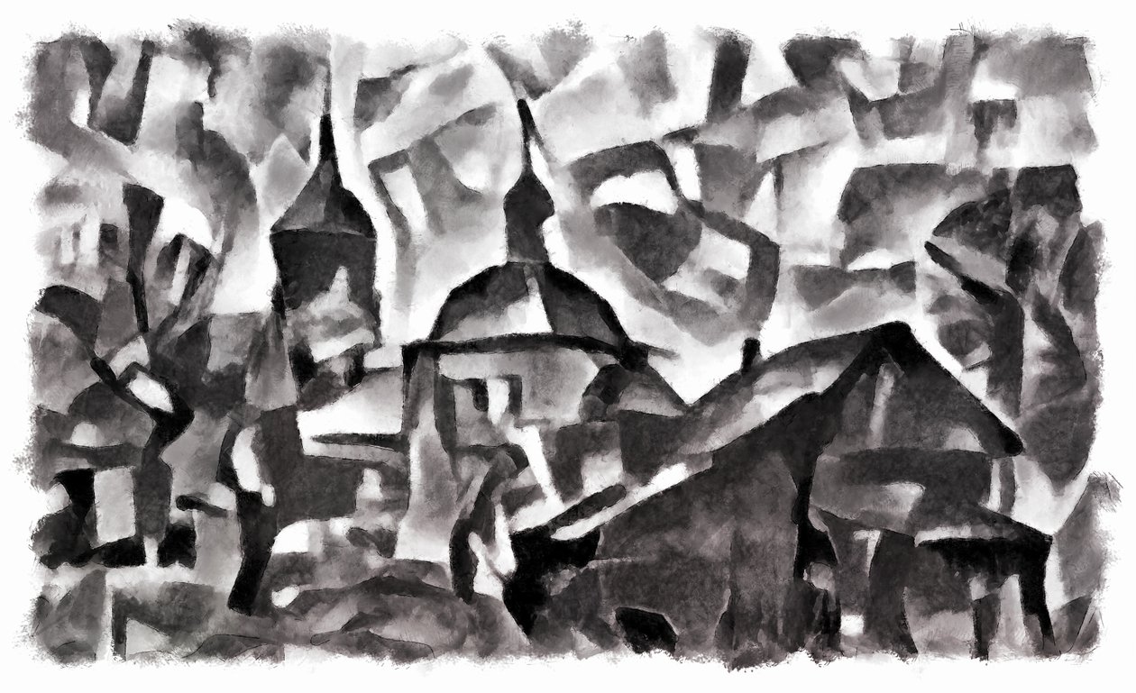 view (black) #1,2016, tekijältä Alex Caminker