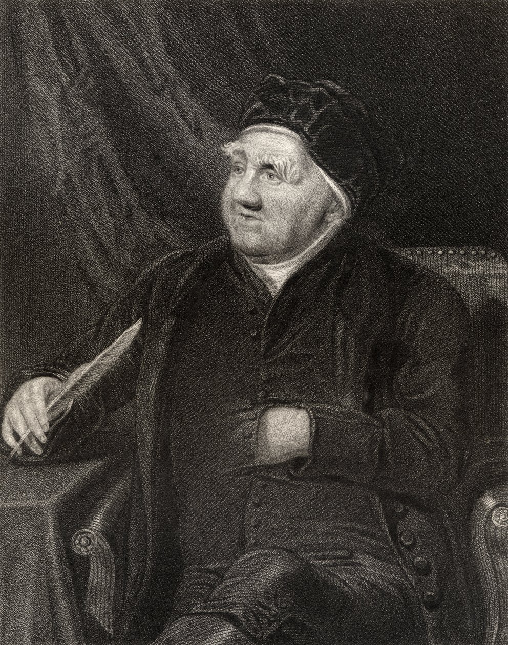 Samuel Parr, kaiverrettu John Cochran (fl.1821-65), National Portrait Gallerysta, osa IV, julkaistu noin 1835 tekijältä Alexander Chisholm