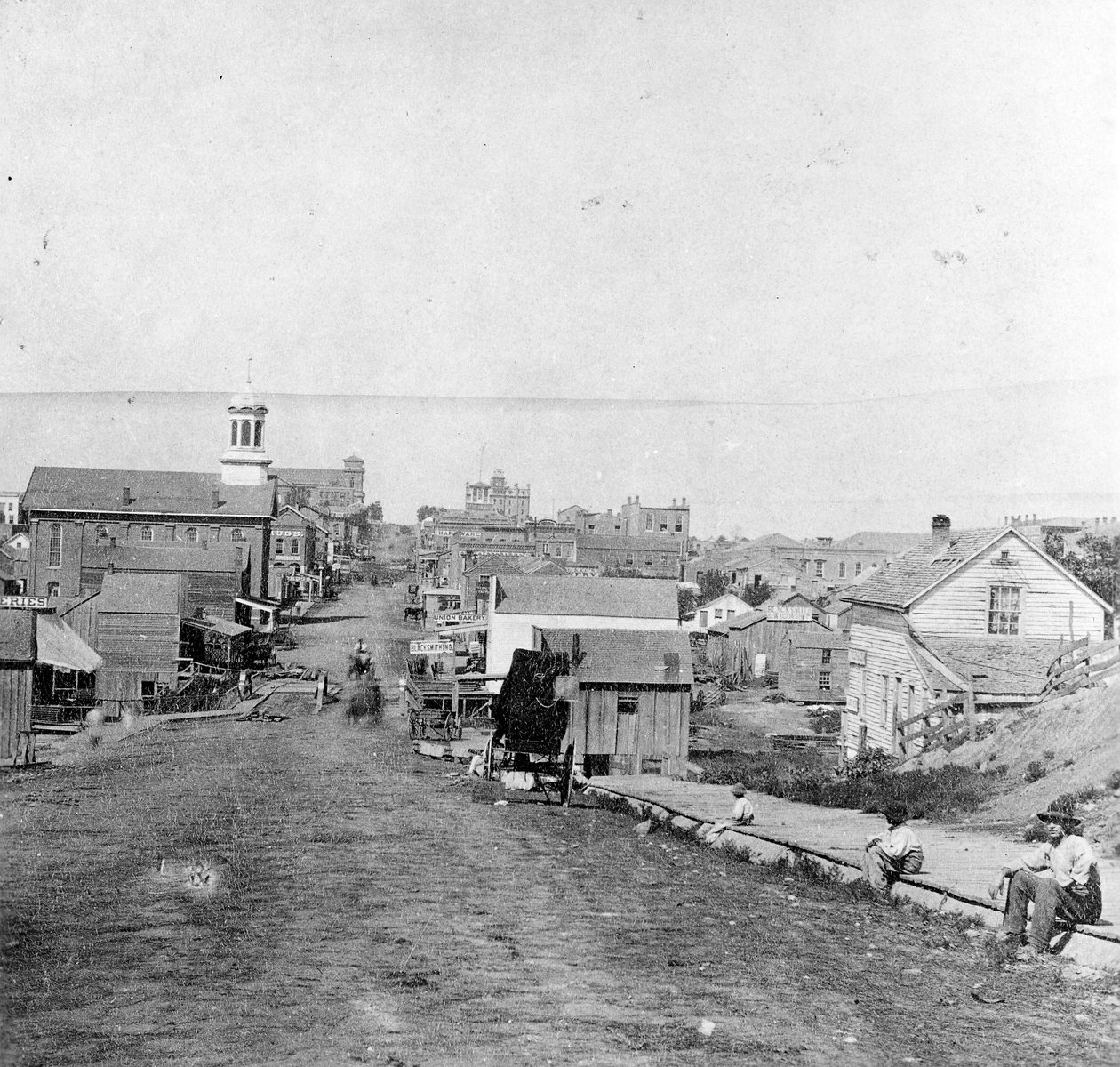 Fifth Street, Leavenworth, Kansas, 1867 tekijältä Alexander Gardner