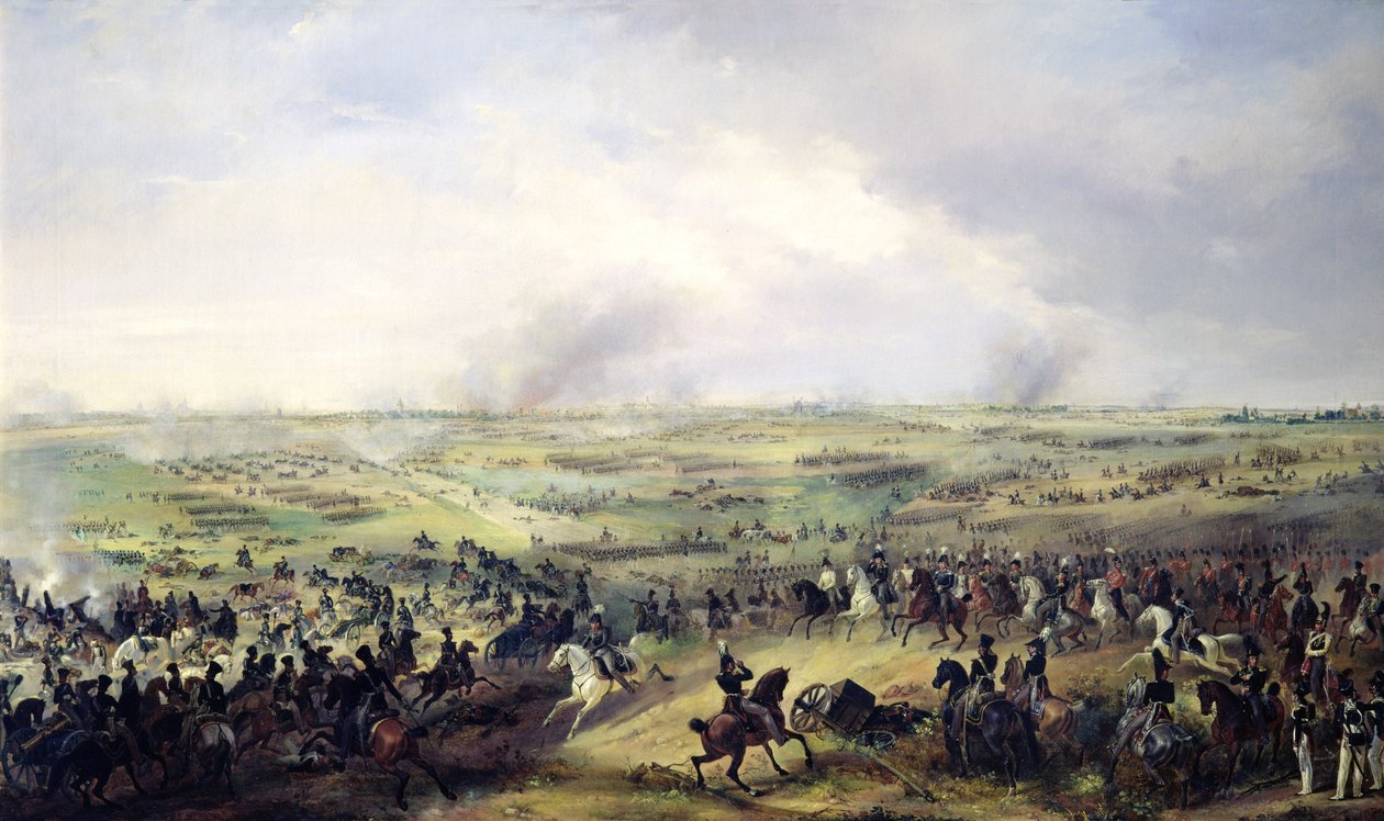 Leipzigin taistelu 16.-19. lokakuuta 1813 tekijältä Alexander Ivanovich Sauerweid