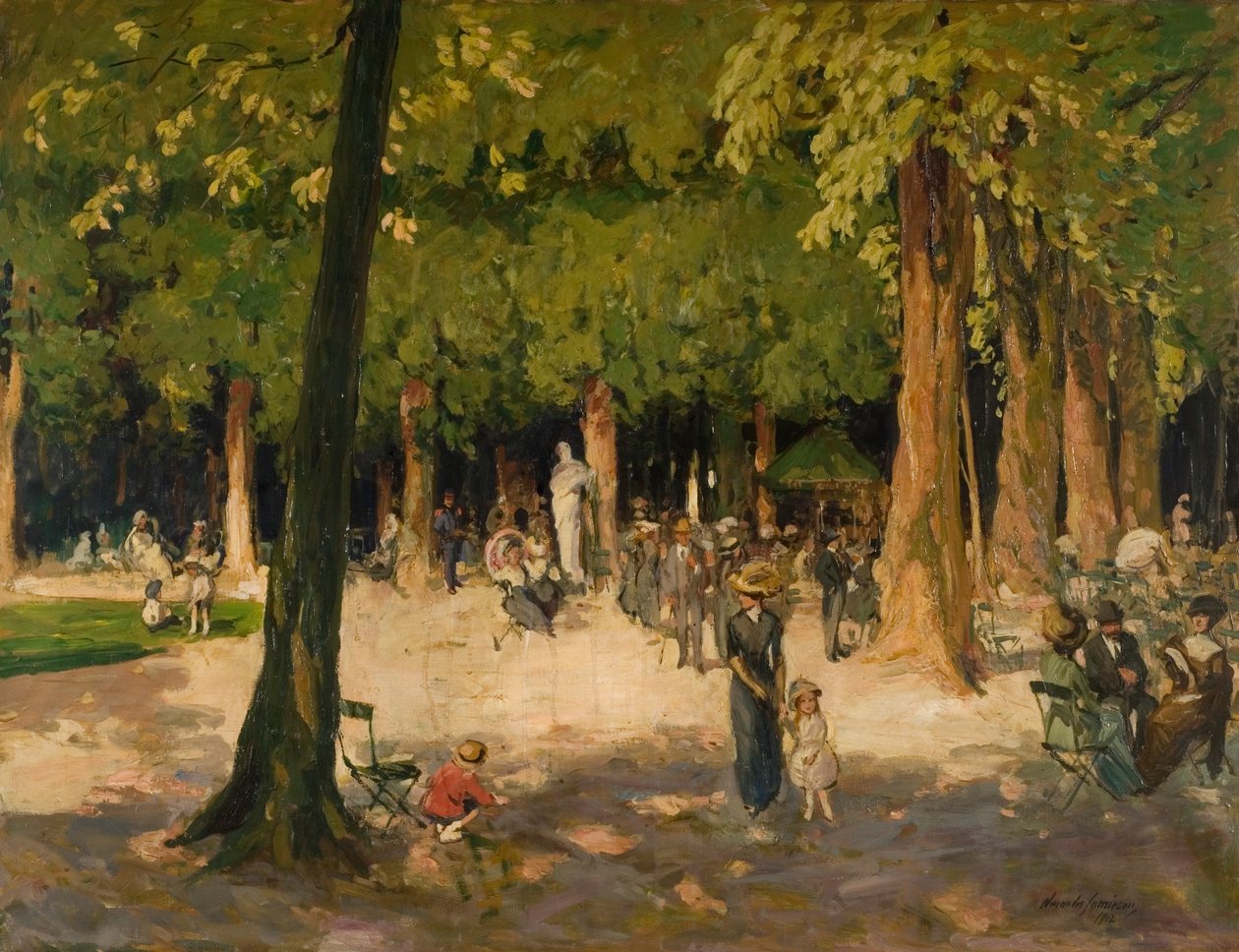 Puutarhat, Versailles, 1922 tekijältä Alexander Jamieson