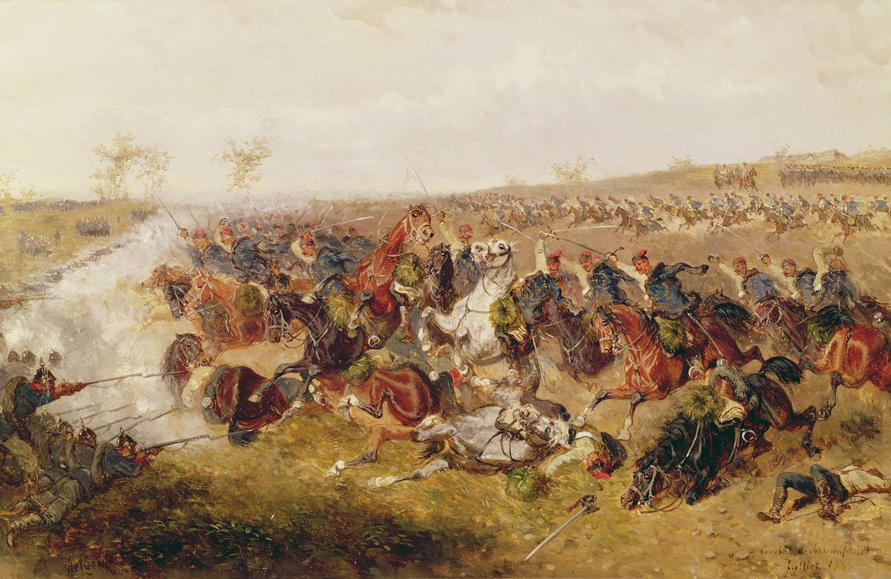 Schweinschaedelin taistelu 29. heinäkuuta 1866 tekijältä Alexander von Bensa