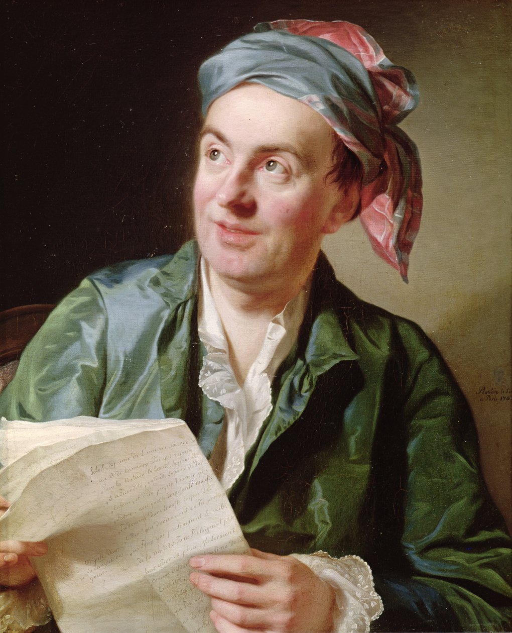 Jean-Francois Marmontelin (1723-99) muotokuva 1767 tekijältä Alexander Roslin