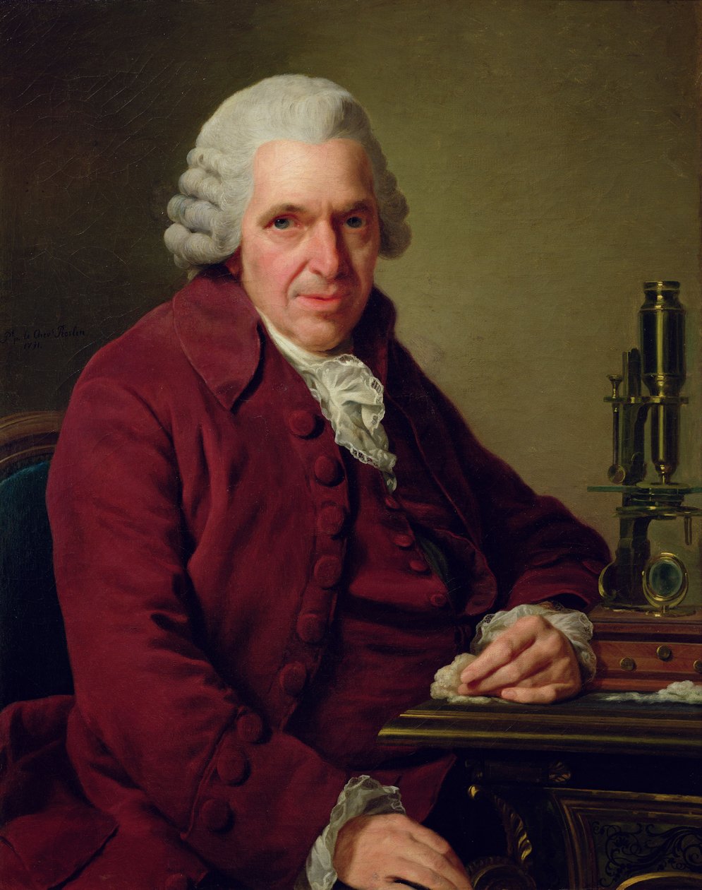 Louis Jean Marie Daubentonin (1716-1800) muotokuva 1791 tekijältä Alexander Roslin