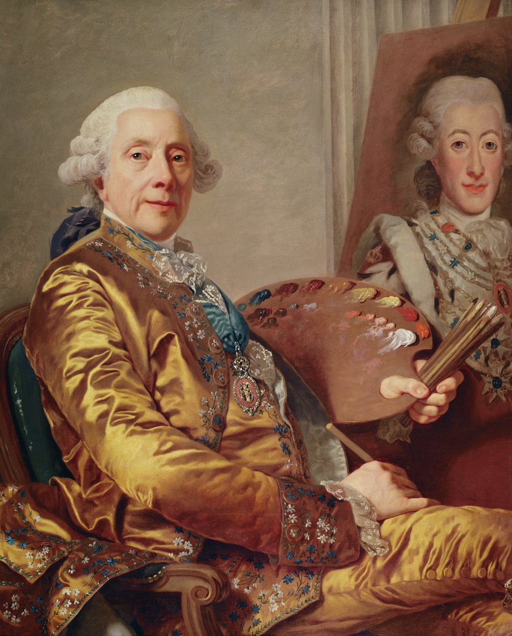 Omakuva, n. 1790 tekijältä Alexander Roslin