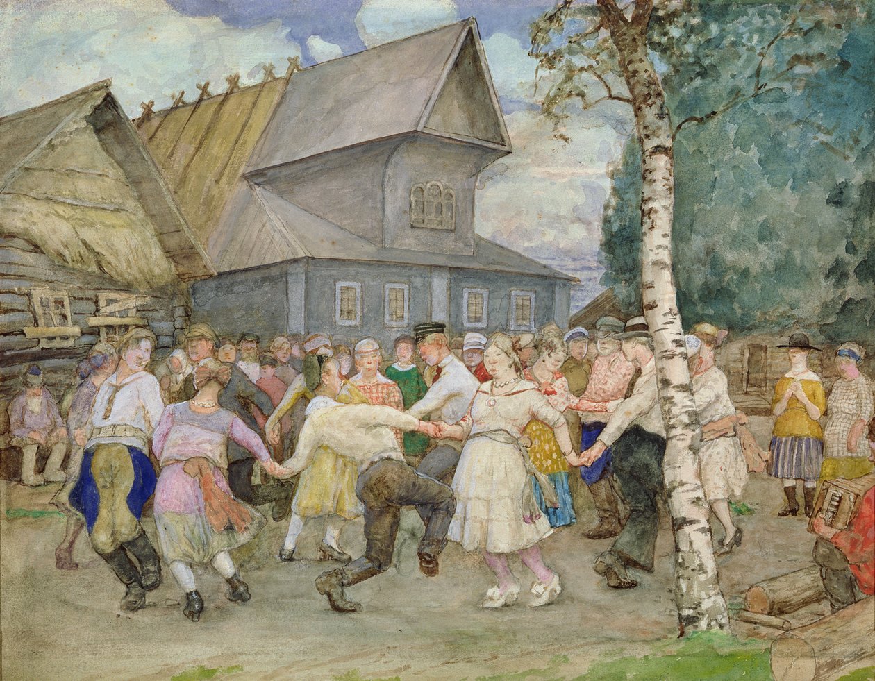 Maalaistanssi, 1917-22 tekijältä Alexander Ivanovich Vakhrameyev