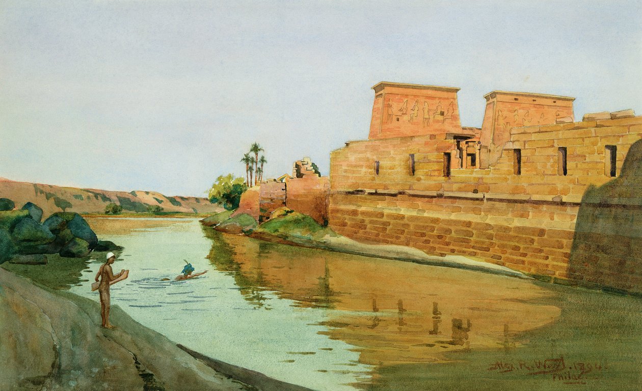 Philae Niilillä, 1894 tekijältä Alexander West
