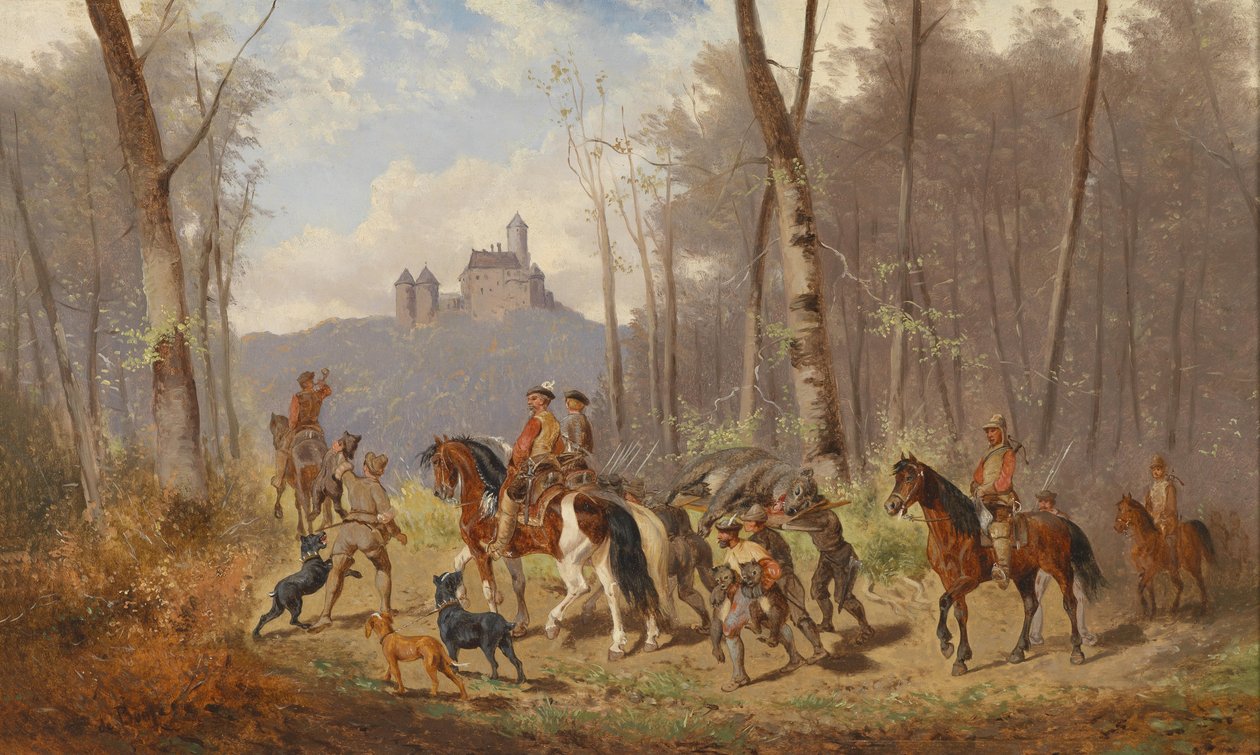 Heimkehr nach der Bärenjagd tekijältä Alexander von Bensa