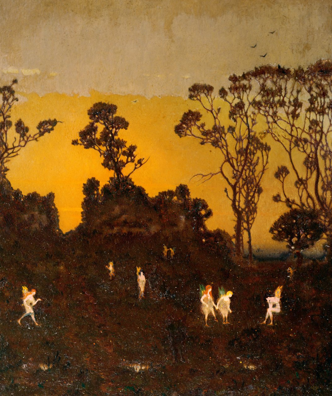 Hamadryads at the Dawning, noin 1910 tekijältä Alexander Abdo
