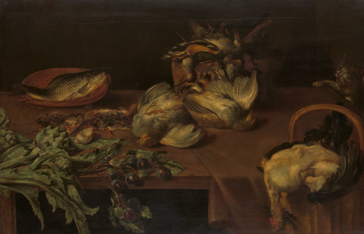 Asetelma Wild Fowlin kanssa tekijältä Alexander Adriaenssen