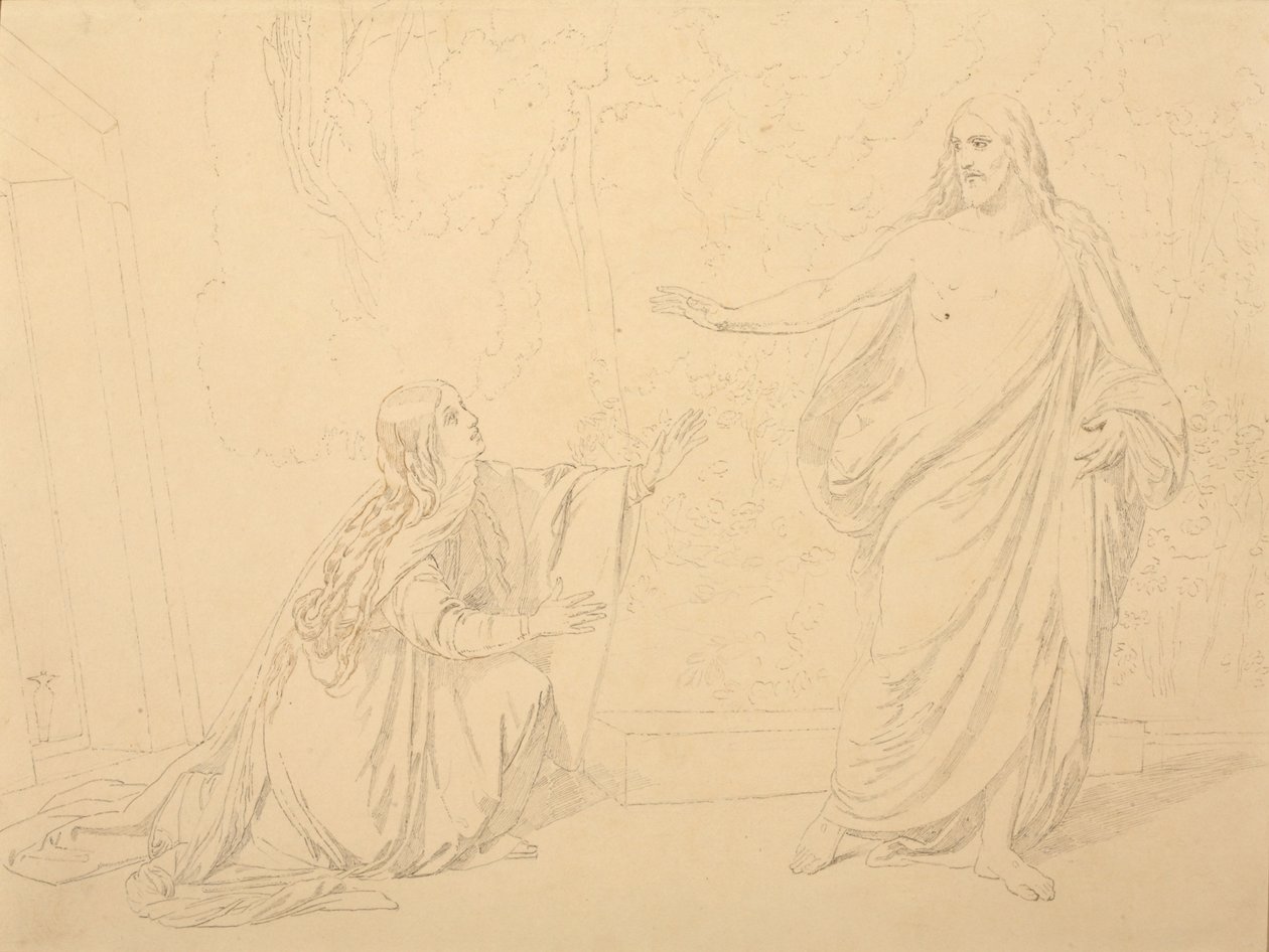 Noli me tangere, 1835 tekijältä Alexander Andreyevich Ivanov