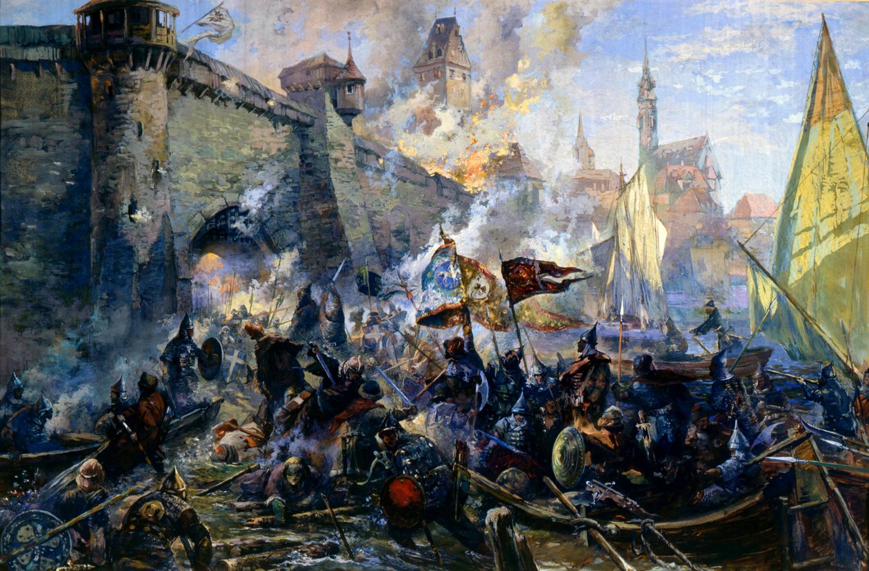 "Venäjän armeija valloitti Narvan 11. toukokuuta 1558", 1956 tekijältä Alexander Blinkov