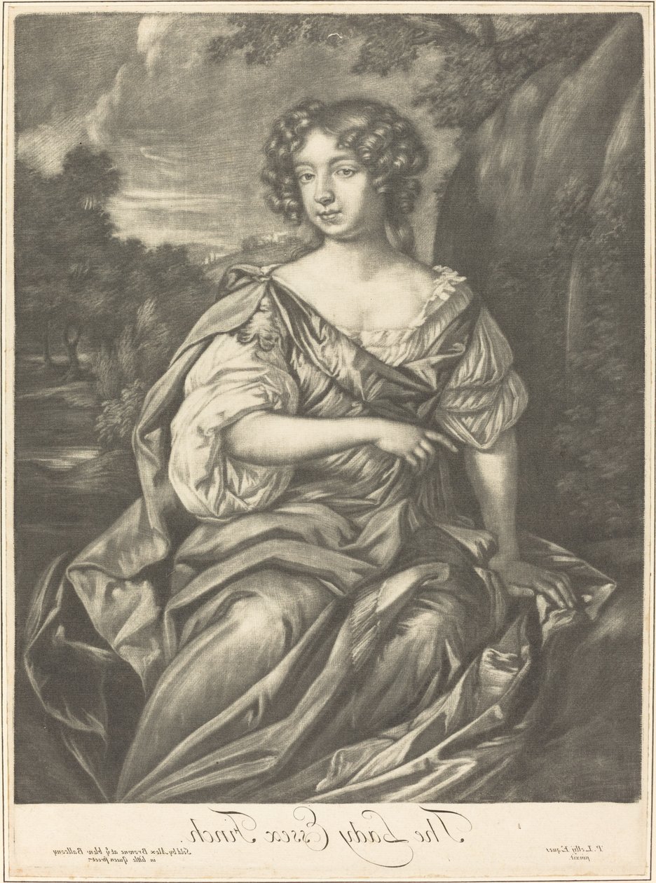 Lady Essex Finch tekijältä Alexander Browne after Sir Peter Lely