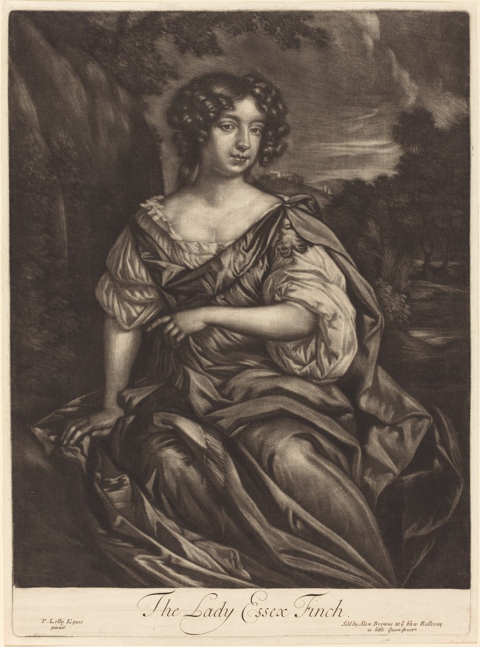 Lady Essex Finch tekijältä Alexander Browne after Sir Peter Lely