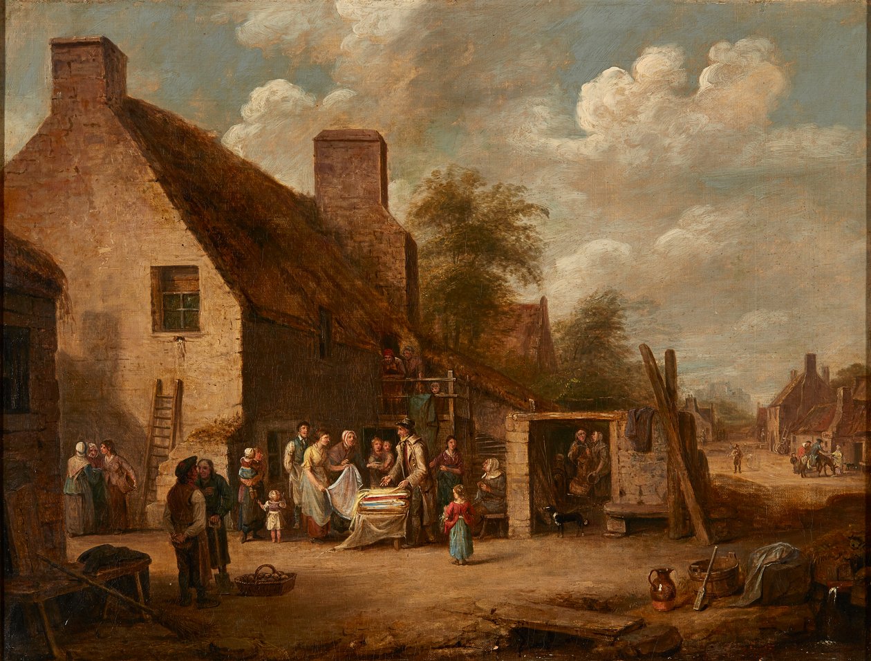 The Travelling Clothier (öljy kankaalle) tekijältä Alexander Carse