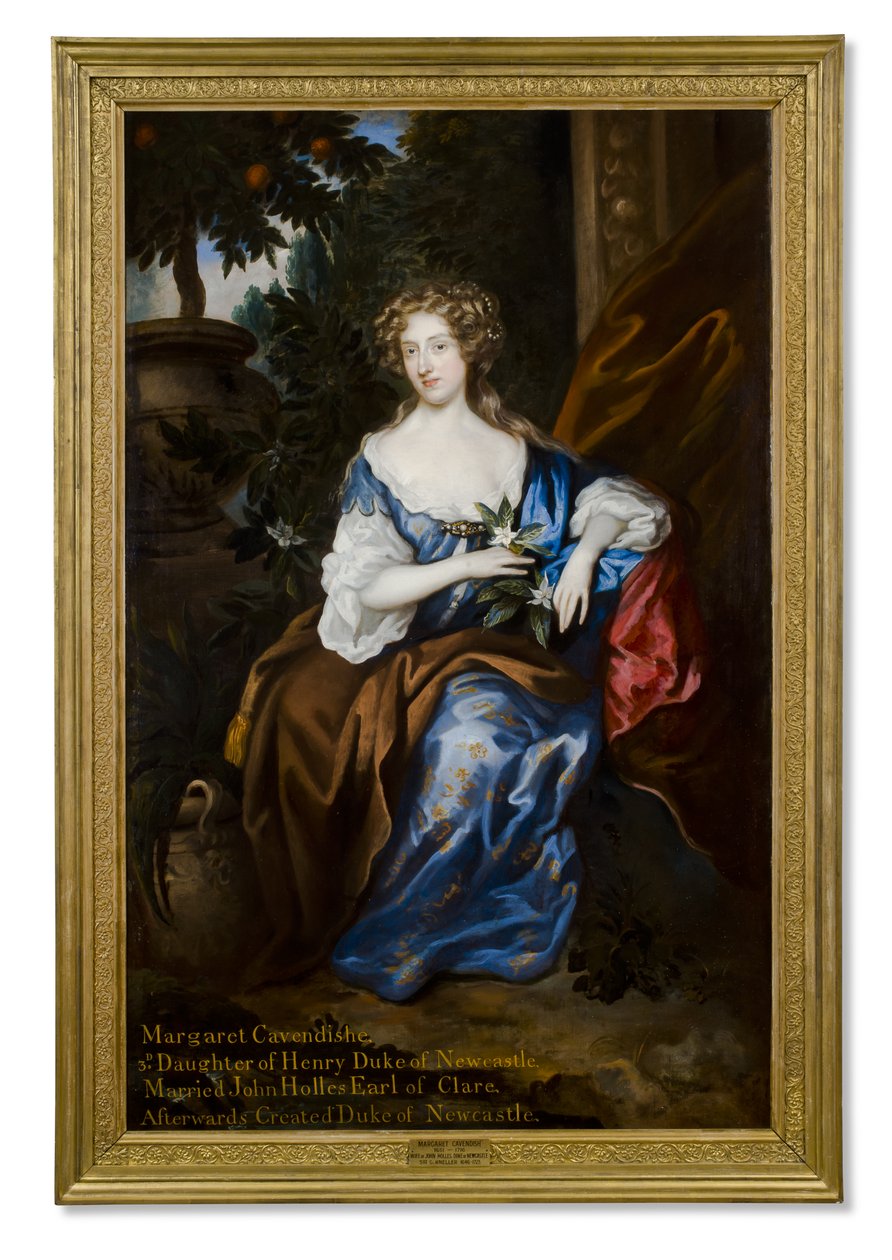 Muotokuva Margaret Hollesista, Newcastlen herttuattaresta, 1685 tekijältä Alexander Comer