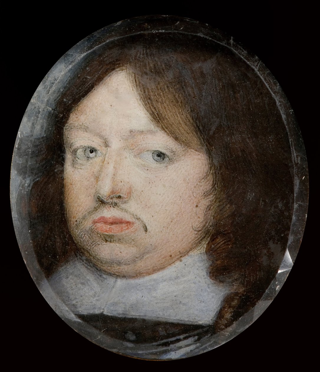 Pienoismuotokuva Kaarle X: stä, Ruotsin kuninkaasta 1655-1660 tekijältä Alexander Cooper