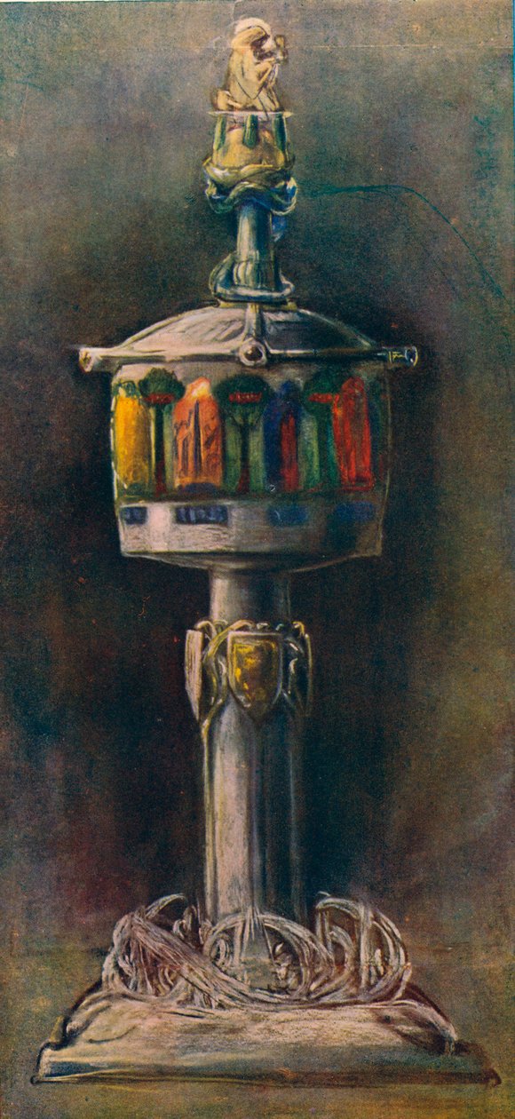 Hopeakuppi Bassetaille-emeleillä, 1903 tekijältä Alexander Fisher