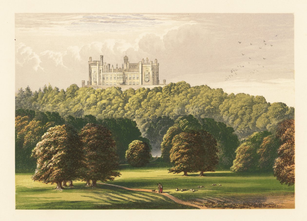 Belvoirin linna, Leicestershire, Englanti. tekijältä Alexander Francis (after) Lydon