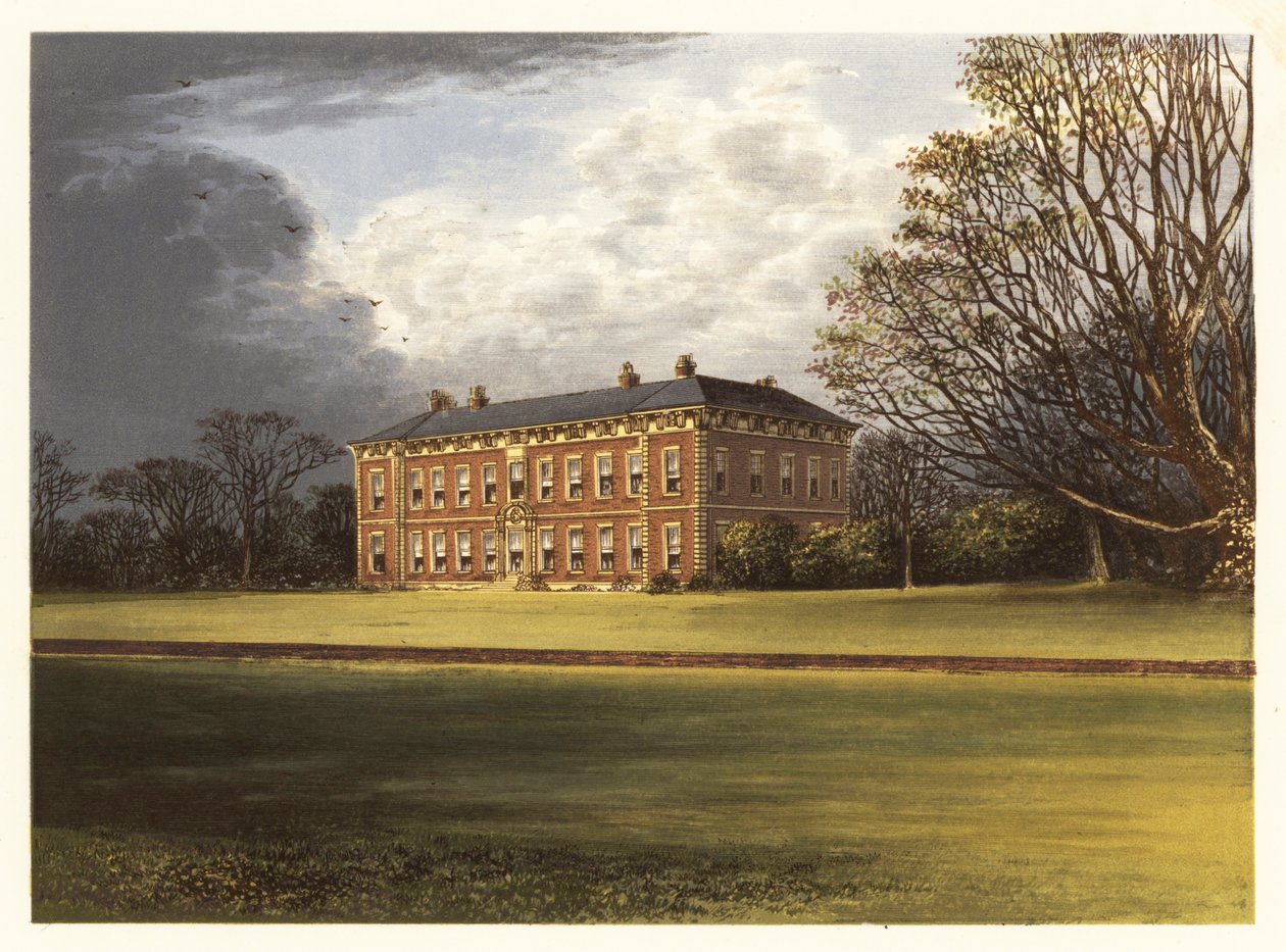 Beningbrough Hall, Yorkshire, Englanti. 1880 (kaiverrus) tekijältä Alexander Francis (after) Lydon