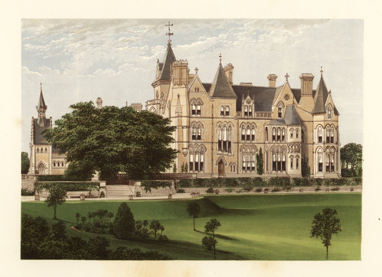 Bestwood Lodge, Nottinghamshire, Englanti. tekijältä Alexander Francis (after) Lydon
