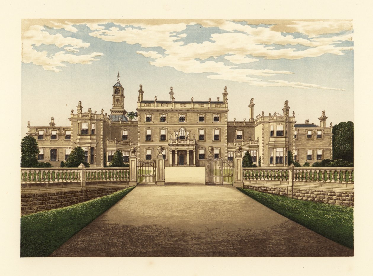 Bulwell Hall, Nottinghamshire, Englanti. tekijältä Alexander Francis (after) Lydon