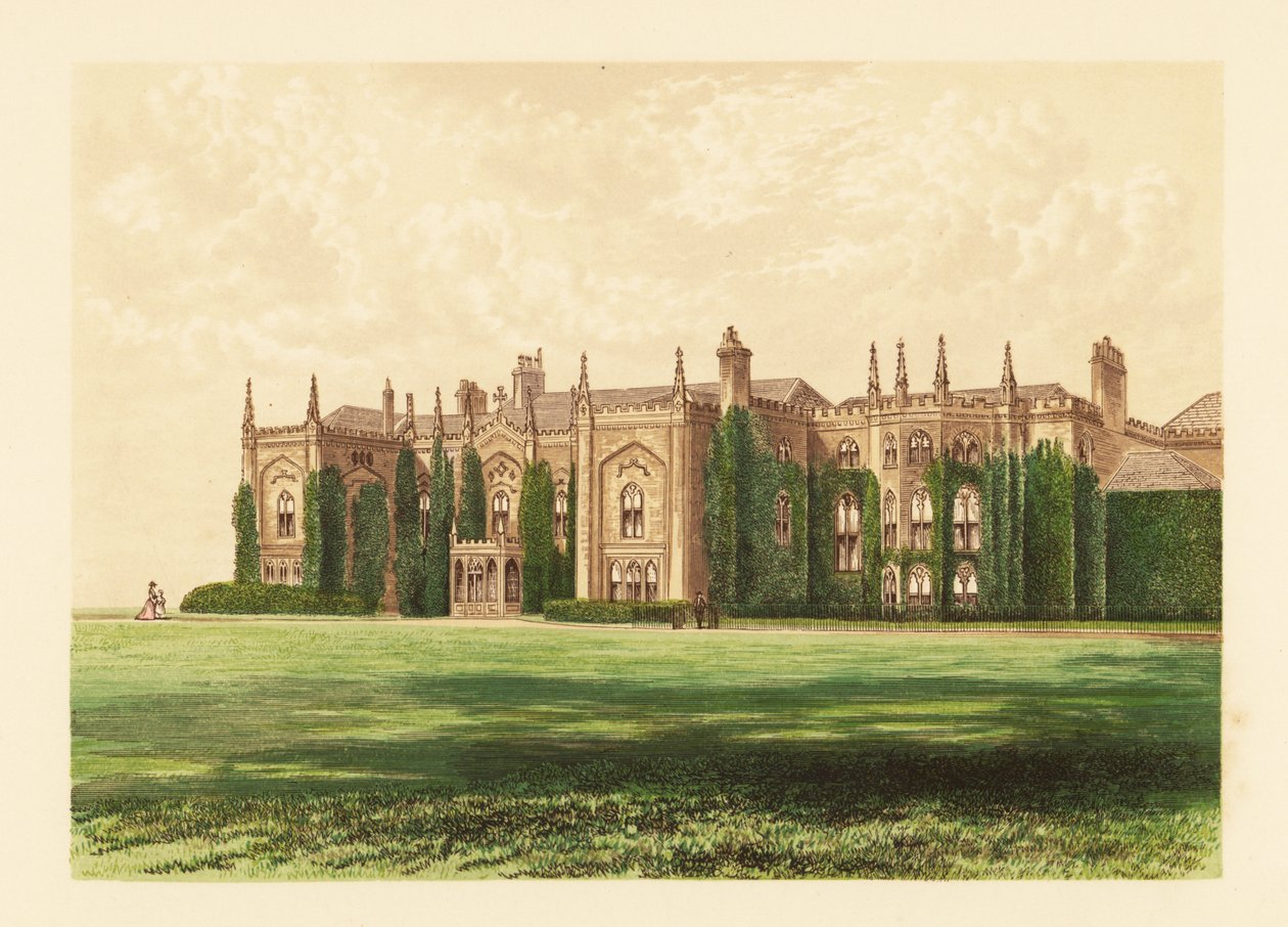 Combermere Abbey, Shropshire, Englanti. tekijältä Alexander Francis (after) Lydon