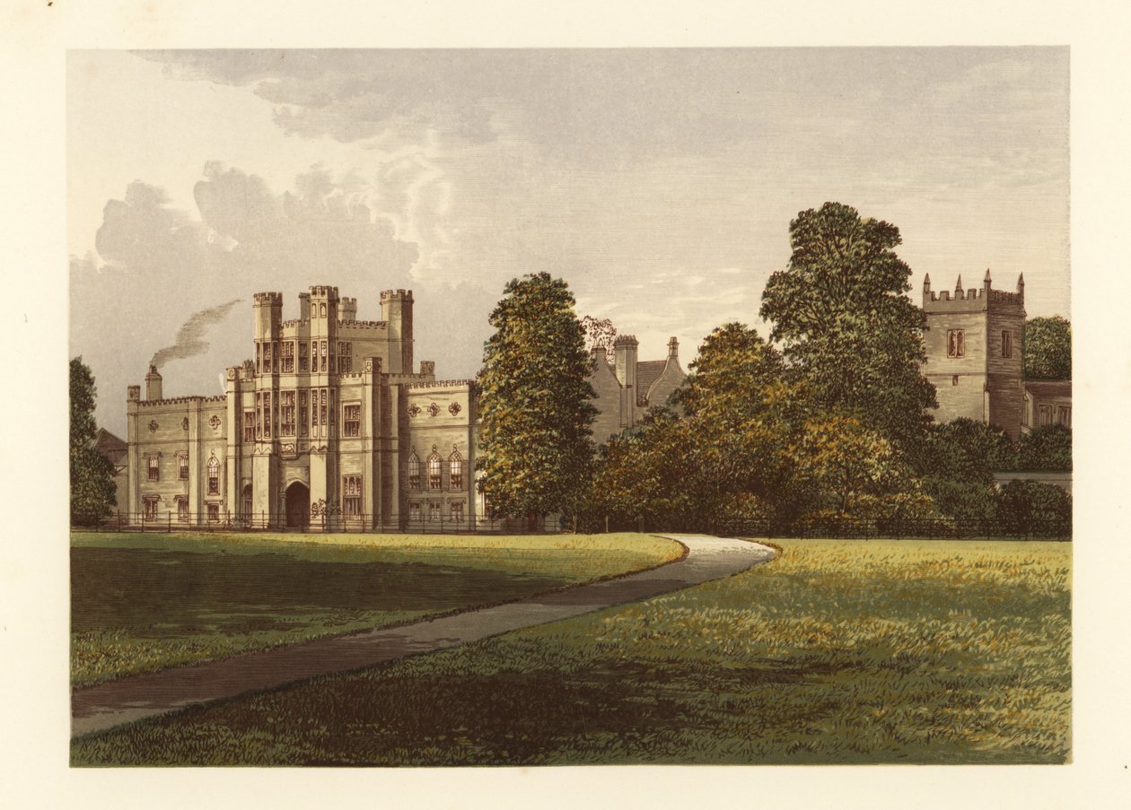 Coughton Court, Warwickshire, Englanti. tekijältä Alexander Francis (after) Lydon