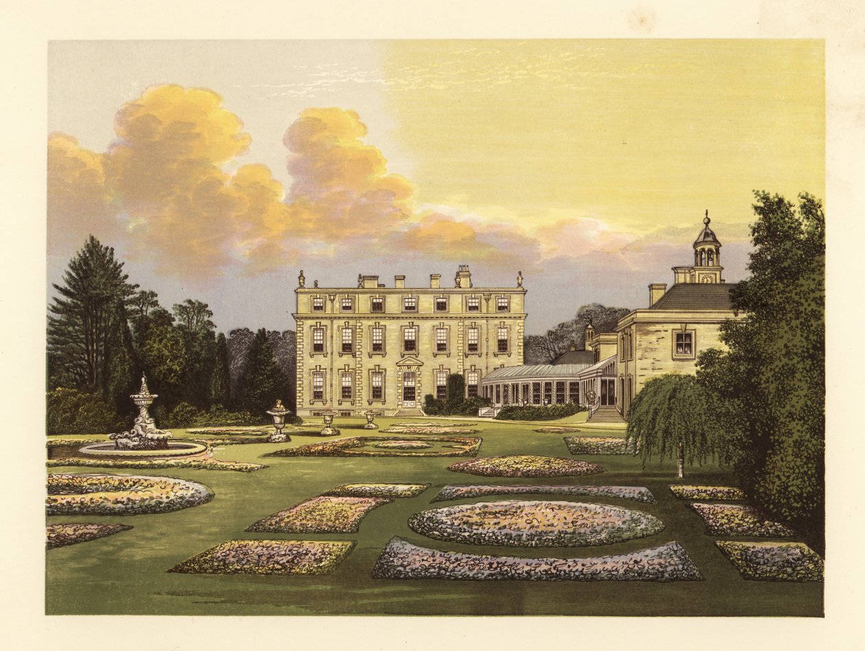 Ditchley House ja puutarhat, Oxfordshire, Englanti. tekijältä Alexander Francis (after) Lydon